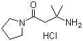 3-Amino-3-methyl-1-(pyrrolidin-1-yl)butan-1-one hydrochloride